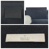 Gucci Handbag 039 1103 GG canvas Black SilverMetal