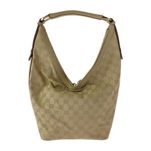 Gucci Shoulder Bag 73885 GG canvas Beige SilverMetal