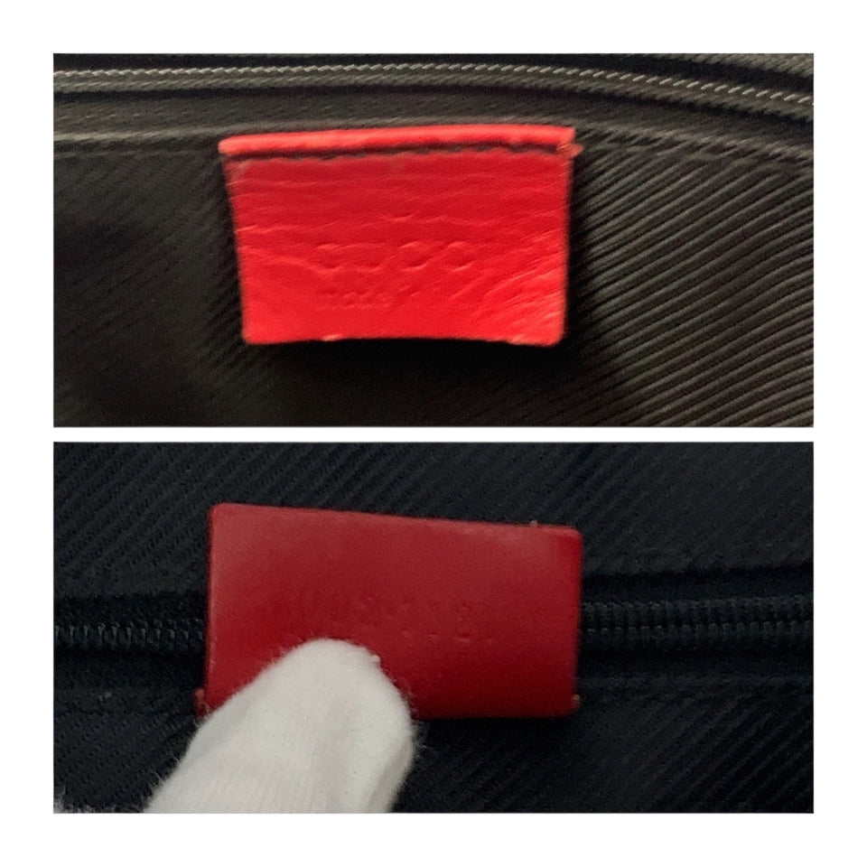 Gucci Tote Bag 002 1121 GG canvas Red beige