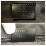 Gucci Shoulder Bag 001 3766 GG canvas Black SilverMetal