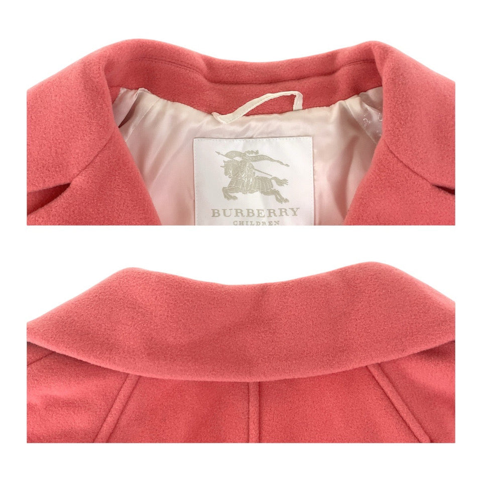 Burberry Other outerwear wool pink 12 years