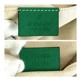 Gucci Shoulder Bag 574433 Raffia Beige Gold Metal GG Marmont