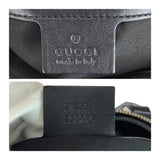 Gucci Handbag 193603 PVC Gray Black Gold Metal GG crystal