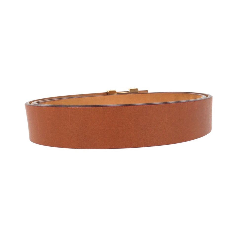 Louis Vuitton LV Initiales Leather Metal Belt