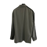 Gucci tailored jacket 721097 wool Gray white adidas collaboration 50