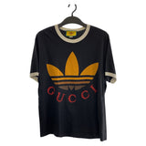 Gucci Short sleeve T-shirt 727694 cotton Black Red Brown Gucci Ã adidas XL