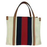 Gucci Shoulder Bag canvas White Brown Gold Interlocking