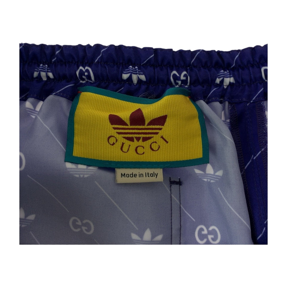 Gucci Shorts polyester Blue white Adidas collaboration