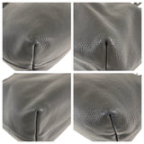 Gucci Tote Bag 354665 leather Grey SilverMetal Bamboo