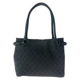 Gucci Tote Bag 101971 GG canvas Black Black Metal