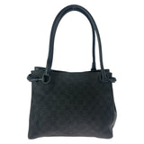Gucci Tote Bag 101971 GG canvas Black Black Metal