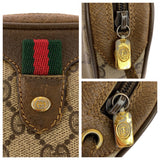 Gucci Shoulder Bag 89 02 066 GG Supreme Canvas Beige brown Sherry line