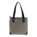 Gucci Tote Bag 019 0402 GG canvas Beige black brown GG canvas