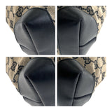 Gucci Tote Bag 019 0402 GG canvas Beige black brown GG canvas