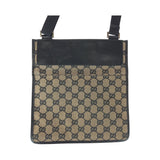 Gucci Shoulder Bag 019 0348 GG canvas Beige Gray Silver Metal
