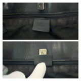 Gucci Tote Bag 73983 canvas Black SilverMetal Sherry line