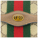 Gucci Clutch bag 89 01 006 GG Supreme Canvas Beige brown Sherry line