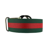 Gucci belt 114984 canvas multicolor Sherry line Interlocking 38