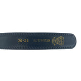 Gucci belt 037 084 0054 leather Navy Gold Metal Interlocking Old Gucci 28