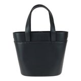 Burberry Tote Bag leather Black Silver Nova Check