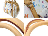 Louis Vuitton Priscilla Handbag Monogram Multicolor White