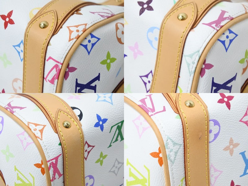 Louis Vuitton Priscilla Handbag Monogram Multicolor White