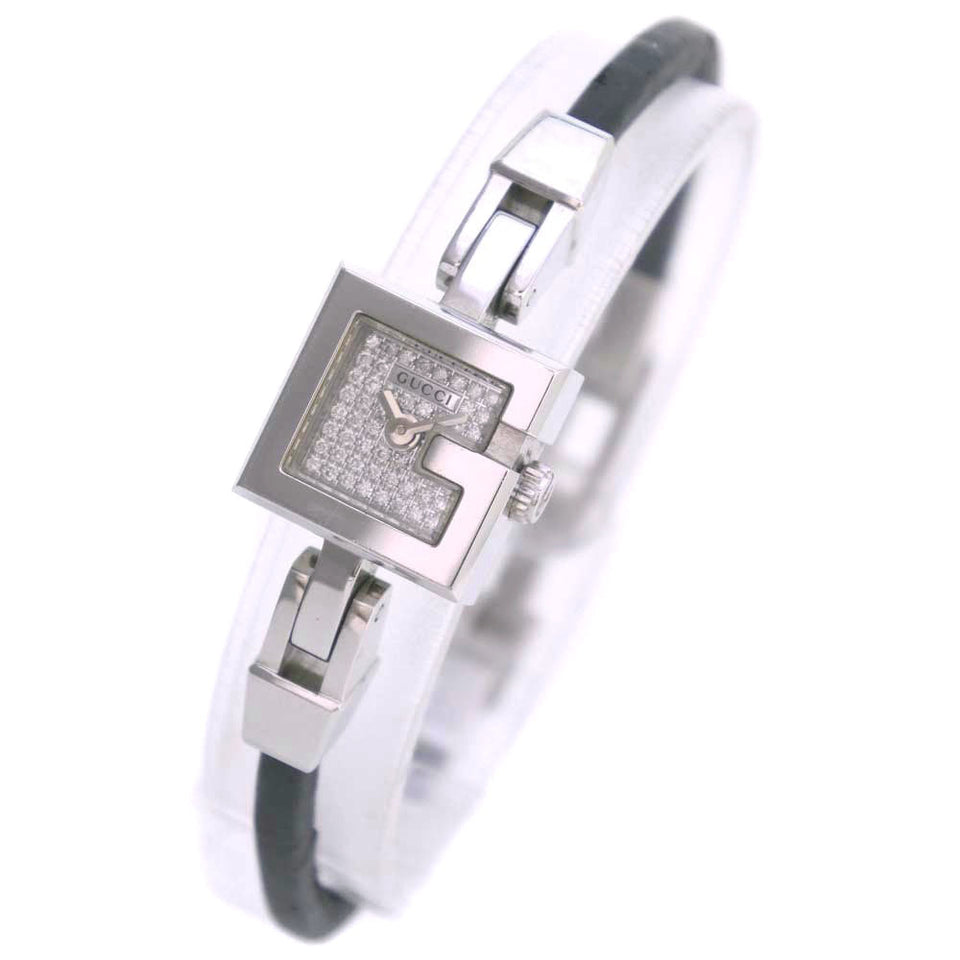 Gucci Watches Quartz 102 Stainless Steel , Satin Silver Silver dial Women