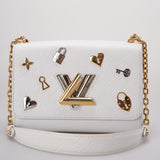 Louis Vuitton White Epi Leather Twist MM from the 2018 Collection
