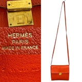 Hermes Shoulder Bag Negonda Orange clic 16