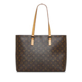 Brown Louis Vuitton Monogram Luco Tote
