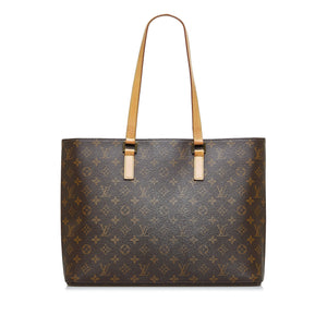Brown Louis Vuitton Monogram Luco Tote
