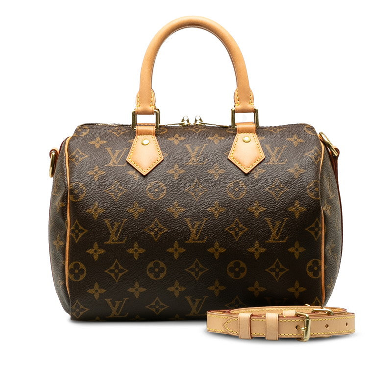 Louis Vuitton Monogram Handbag PVC/Leather Brown