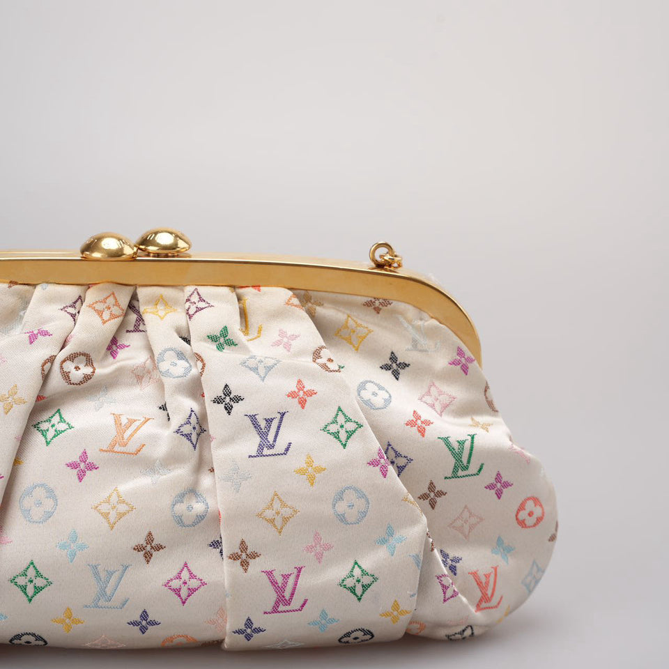Louis Vuitton x Takashi Murakami Monogram Multicolore Aumoniere Evening Bag