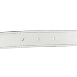 Hermes Swift Epsom 24mm Mini Martelee Constance Belt 90 Jaune Poussin White
