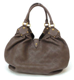 Louis Vuitton Shoulder Bag Mahina L Monogram Glyperl Brown
