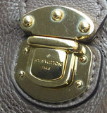 Louis Vuitton Shoulder Bag Mahina L Monogram Glyperl Brown