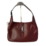 Gucci Jackie Vintage Medium Burgundy Leather Silver Hardware