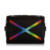 Louis Vuitton Soft Trunk Rainbow Printed Taïga Leather Handbag