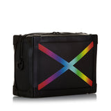 Louis Vuitton Soft Trunk Rainbow Printed Taïga Leather Handbag