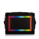Louis Vuitton Soft Trunk Rainbow Printed Taïga Leather Handbag