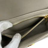 Triomphe Besace Clea Shiny Calfskin Trench GHW
