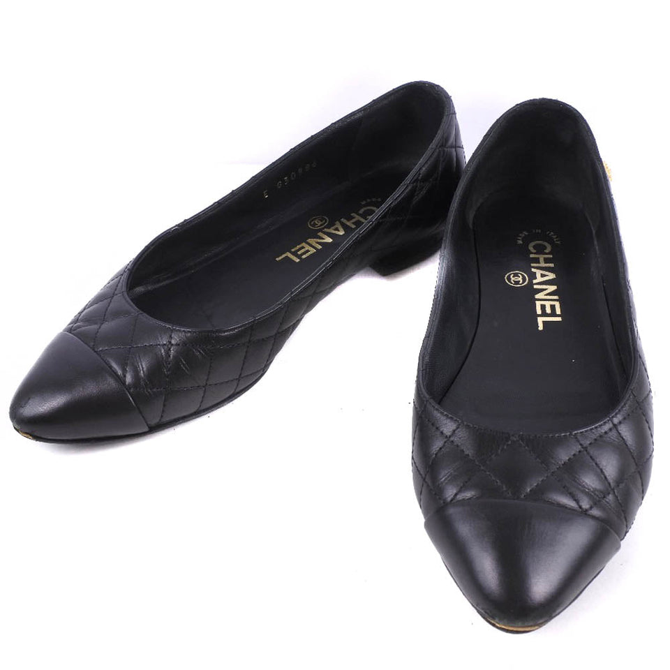 Chanel Matelasse Calf Pumps