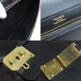 Hermes Pochette Jet Black Gold Hardware Second Bag Box Calf
