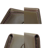 Hermes Bearn Souffle Etoupe Silver Metal Fittings Long Wallet