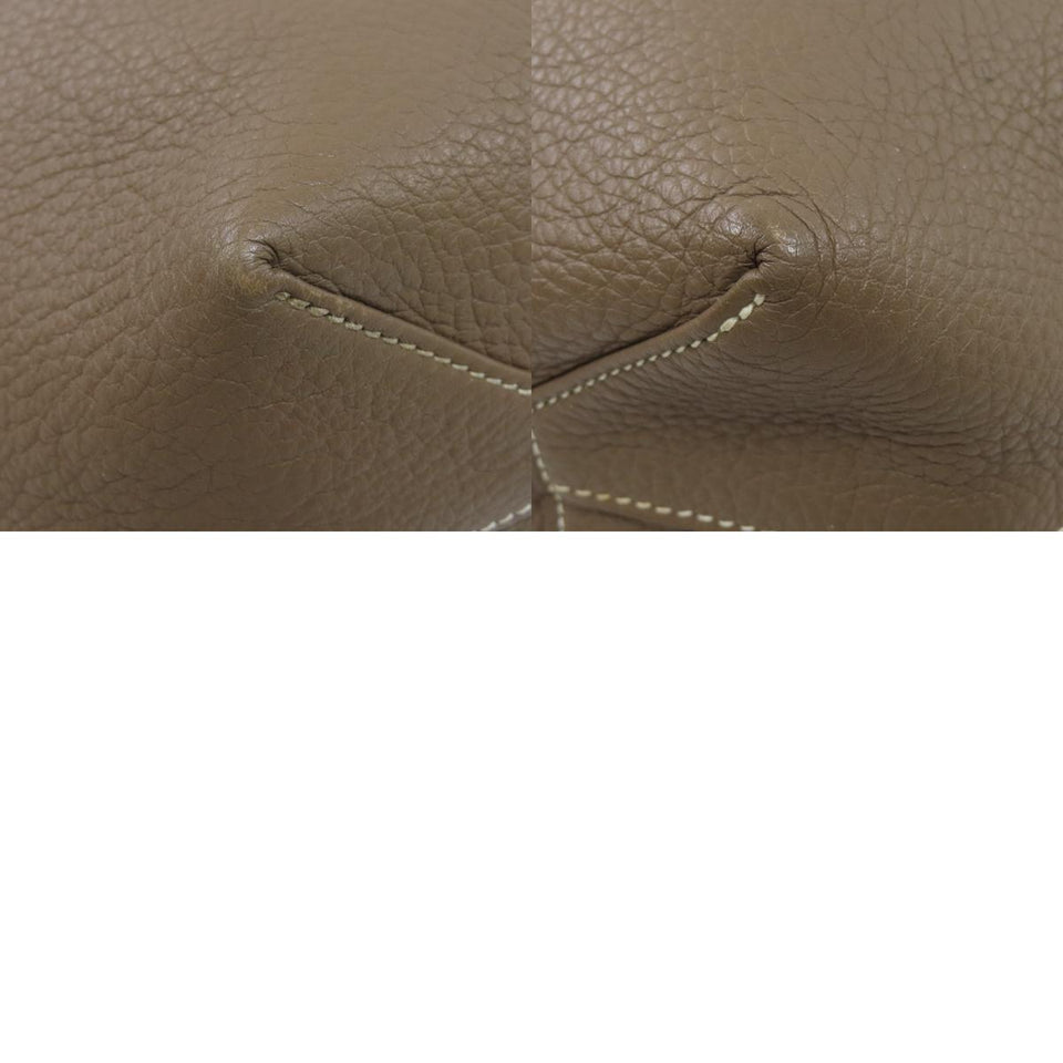 Hermes Double Sense 45 Etoupe Chocolat Tote Bag Taurillon