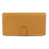 Hermes Bearn Souffle Gold Metal Fittings Long Wallet