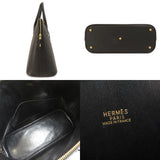 Hermes Bolide 37 Black Gold Hardware Handbag Togo