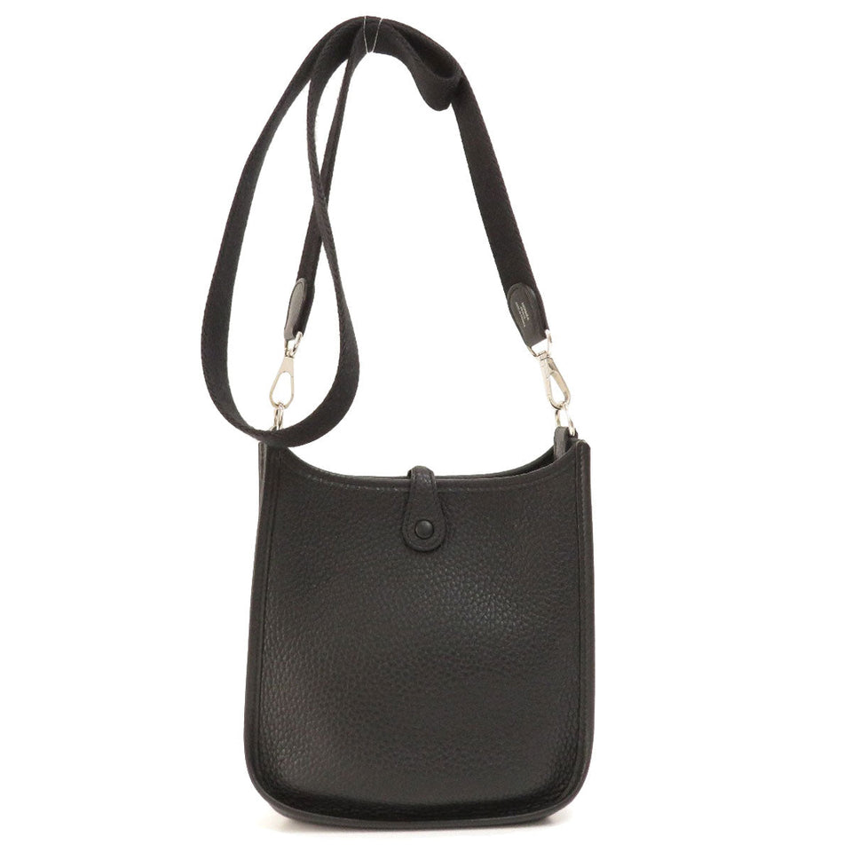 Hermes Evelyn TPM Taurillon Shoulder Bag Taurillon Black