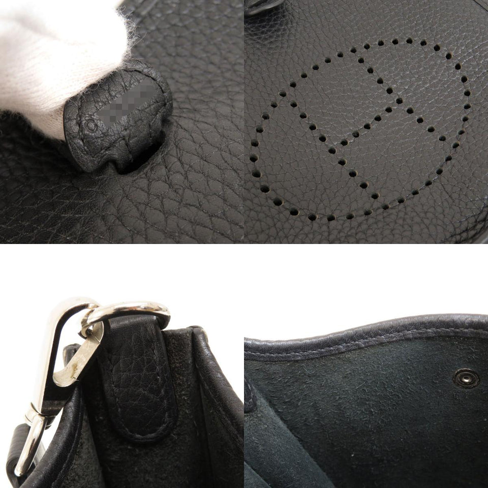 Hermes Evelyn TPM Taurillon Shoulder Bag Taurillon Black