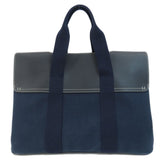 Hermes Valparaiso MM Silver Hardware Handbag Toile Chevron